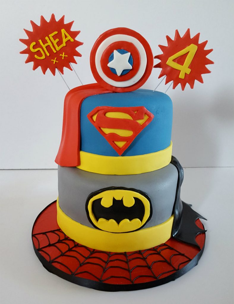 Superhero Theme Cakes - Quality Cake Company Tamworth