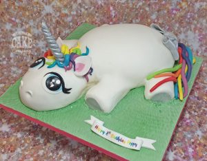 sculpted novelty unicorn cake - Tamworth