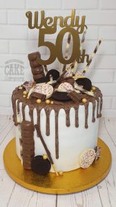 chocolate drip cake - tamworth