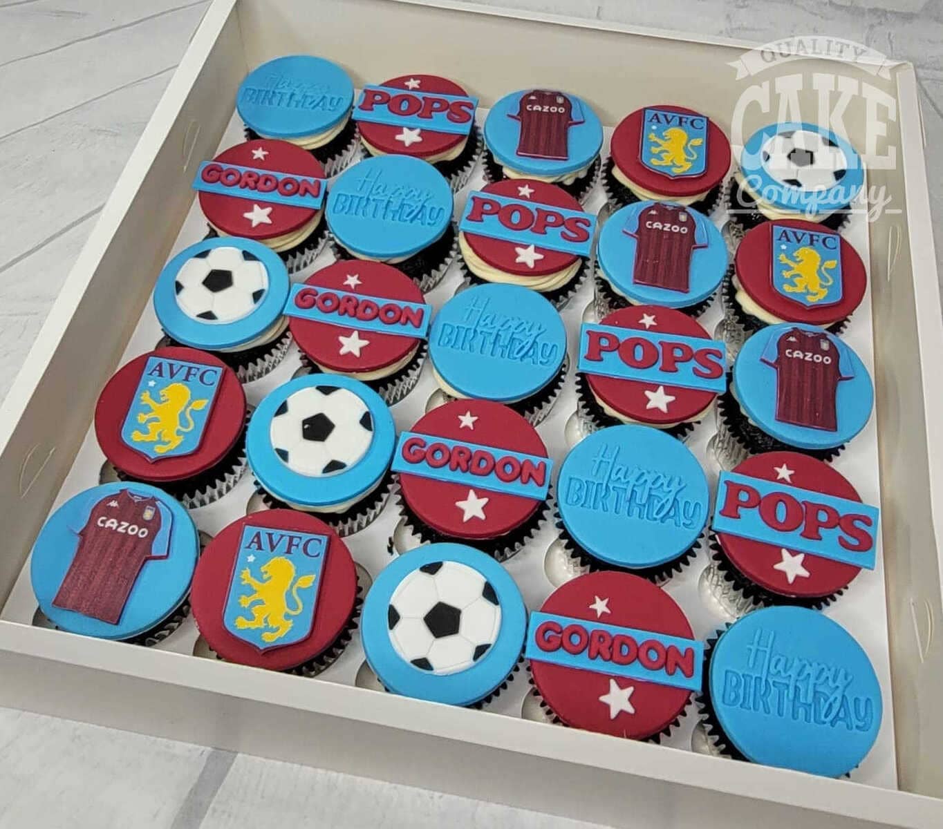 Aston Villa Birthday Cakes - Quality Cake Company - Tamworth