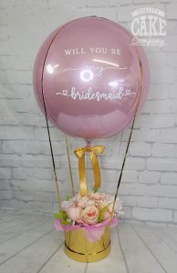 Bridesmaid or mother of the bride gift balloon
