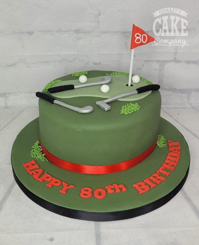 Golf Court Birthday Cake - B0622 – Circo's Pastry Shop