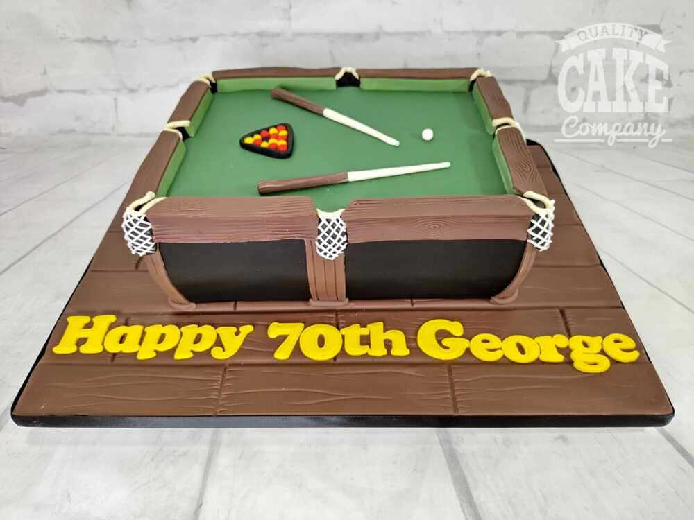 Birthday cake for a snooker lover! 🎱 . . #eggfreecake #snookercake  #fondant #snookertime #cakesofinstagram #chocolatecake #poolcake #... |  Instagram