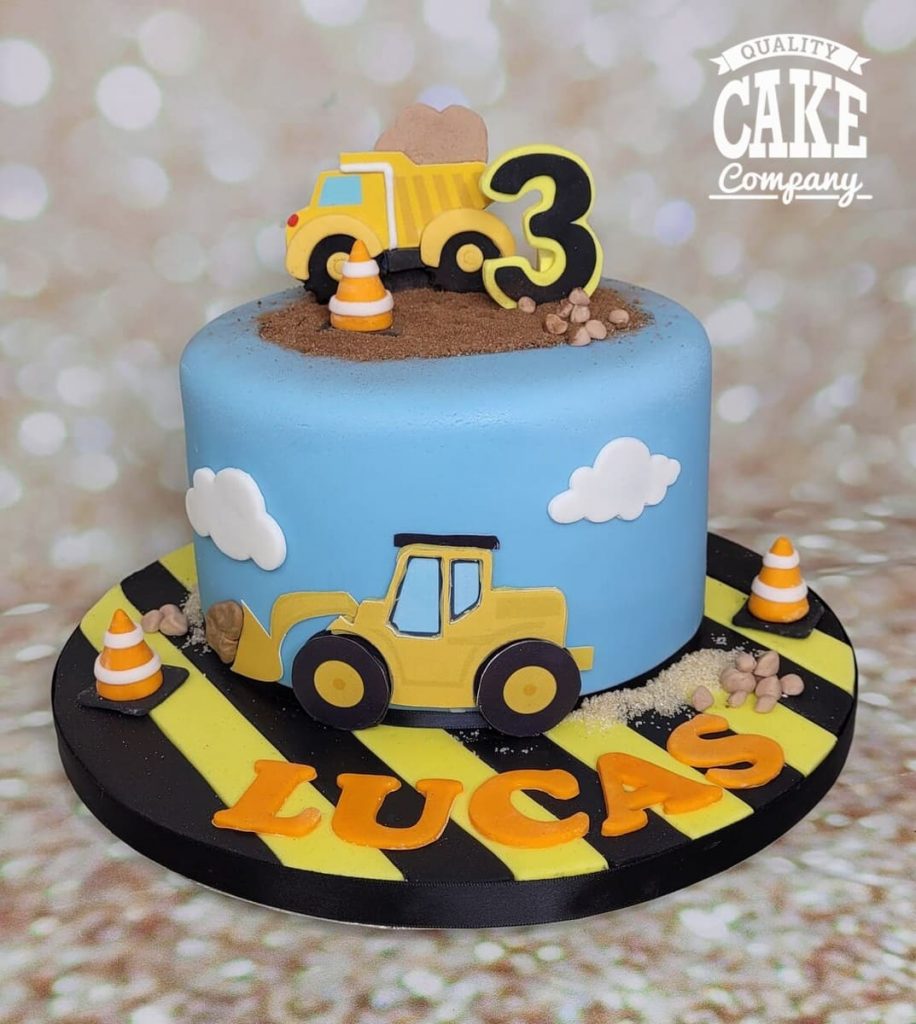 Backhoe Loader Birthday Cake Stock Photo 1162377253 | Shutterstock