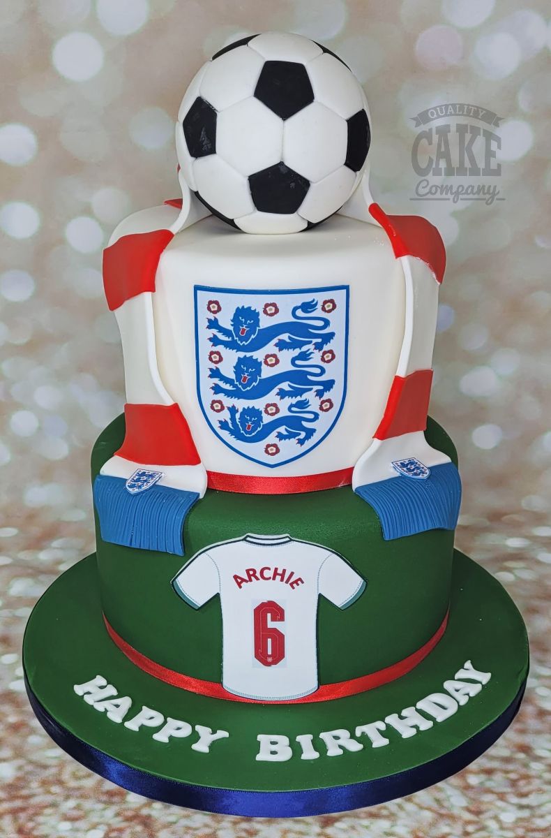 Football Cake | Football themed cakes, Football birthday cake, Football cake