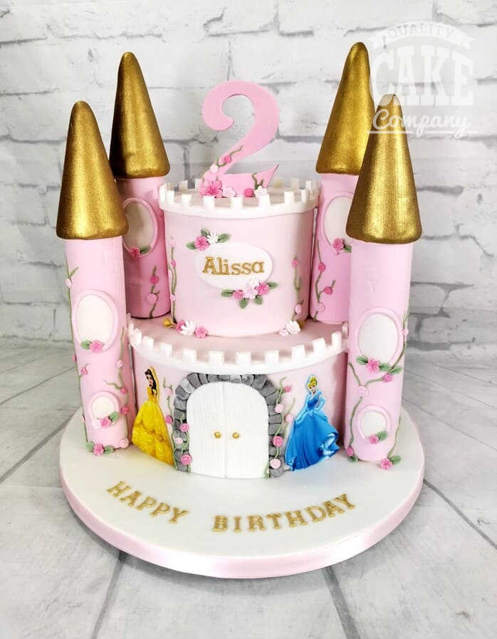 Disney Princess Celebration Cake- Order Online Disney Princess Celebration  Cake @ Flavoursguru