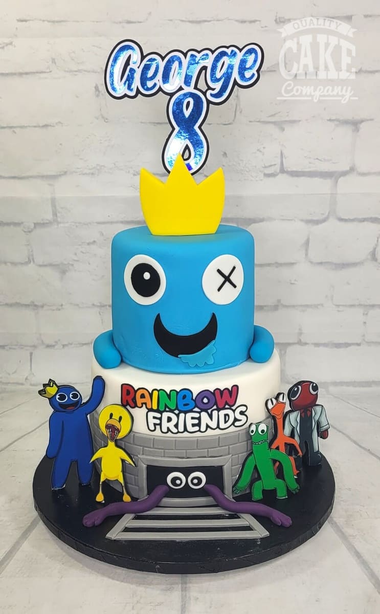 Blue Roblox Cake  Delicious and Fun Cake for Gaming Fans
