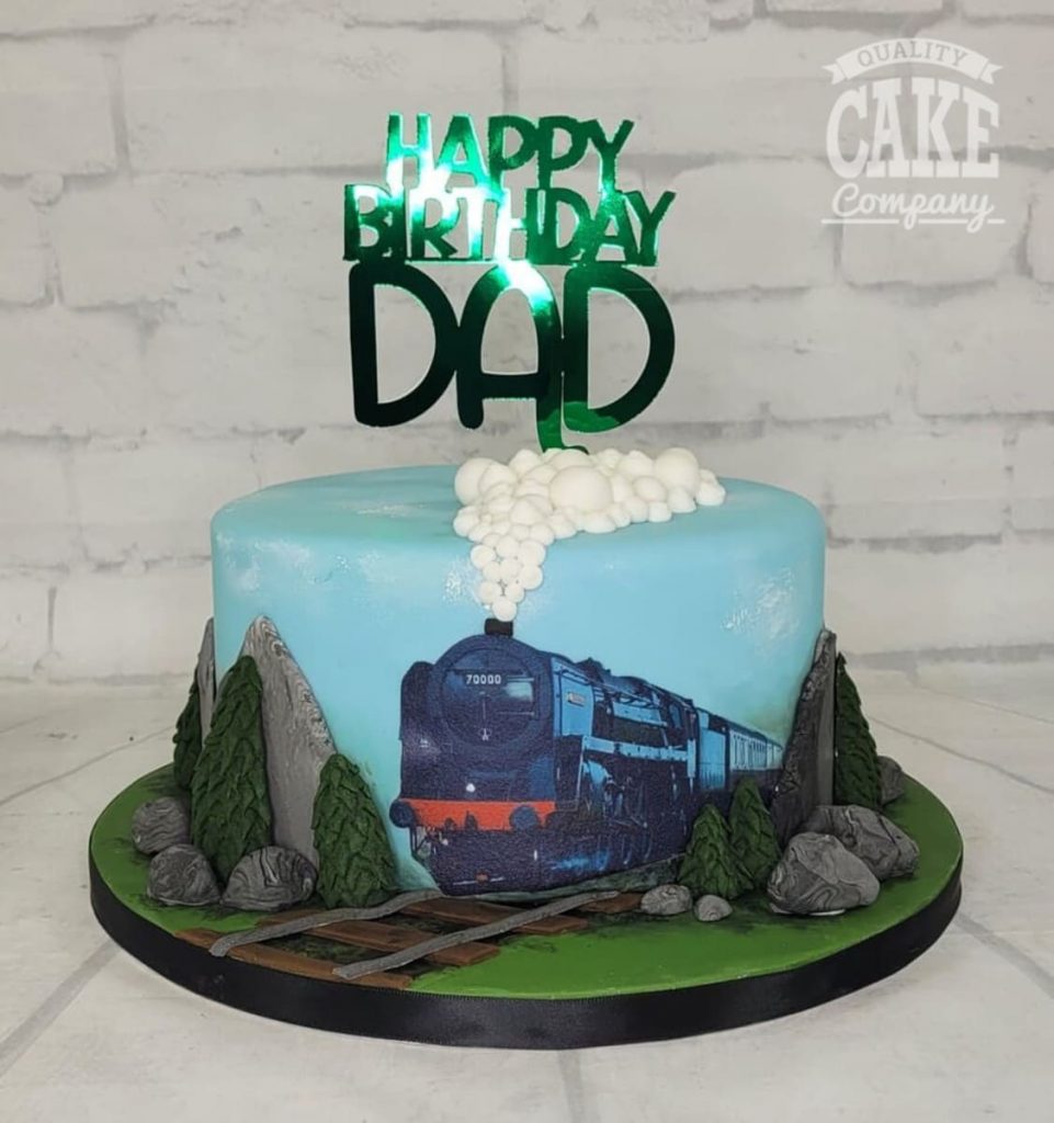 Choo Choo - Train Themed Children's Birthday Cake - CakeCentral.com
