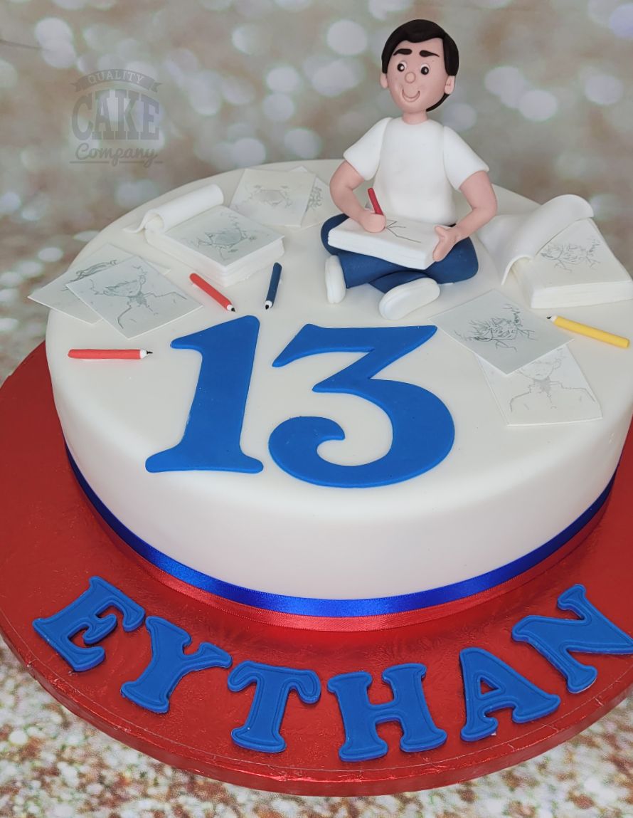 Horse Racing Finishing Post Birthday Cake | Susie's Cakes