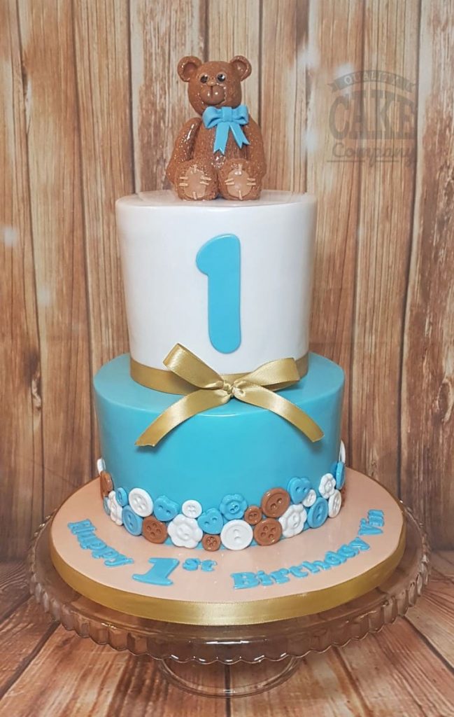 Order Blue Starry 1st B'day Cream Cake Online, Price Rs.2550 | FlowerAura