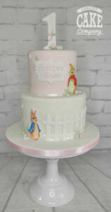 1st birthday Peter rabbit flopsy bunny cake tamworth