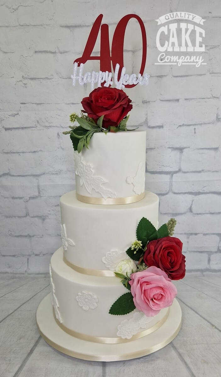 25th Anniversary Cakes | 25th Wedding Anniversary Cakes | Order Now