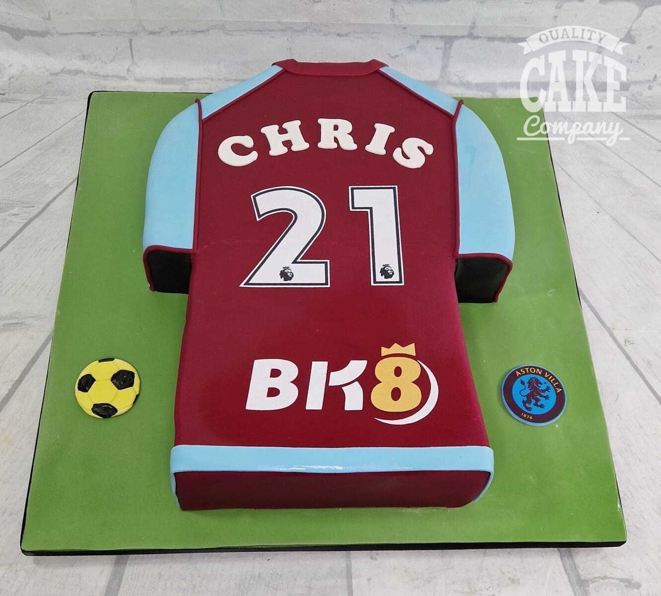 Football shirt birthday cake best sale