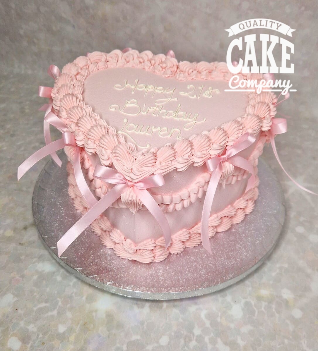Pink Labanth Cake Inspiration: Lambeth Cakes - Quality Cake Company Tamworth