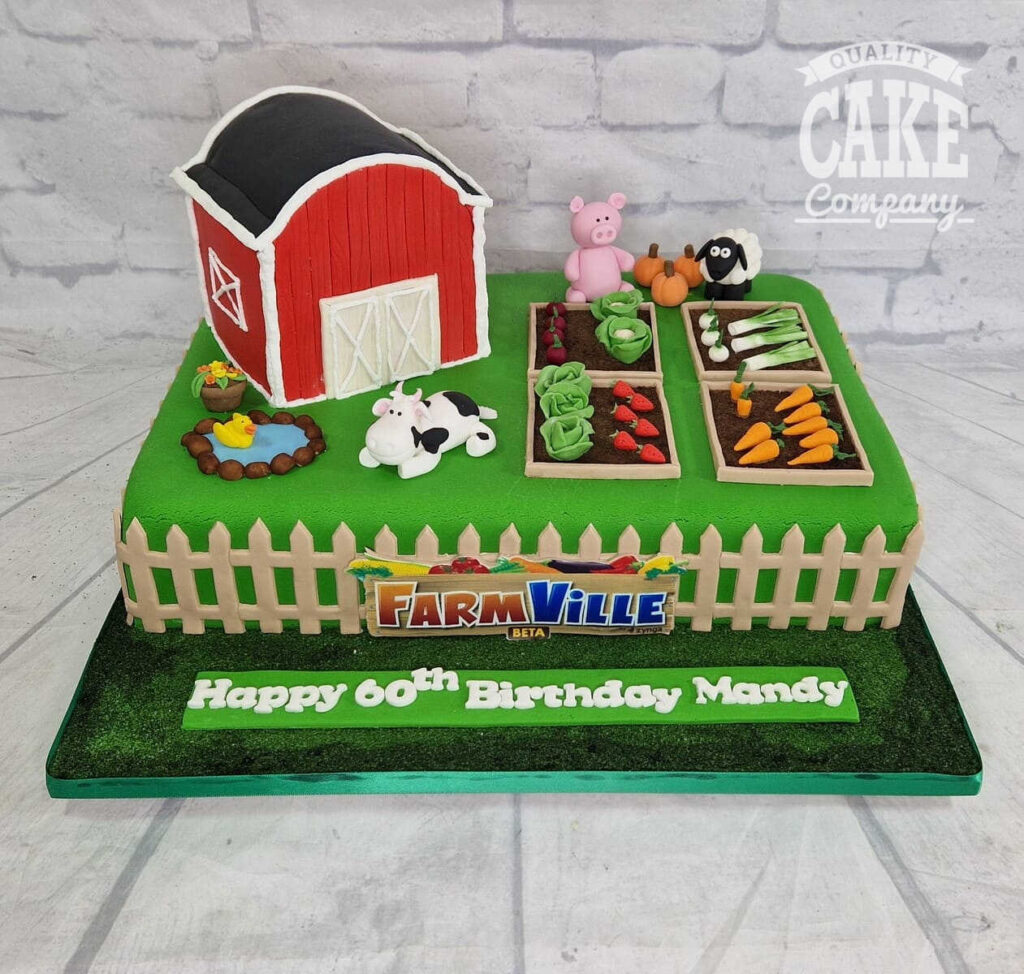 Farm Animals Cake