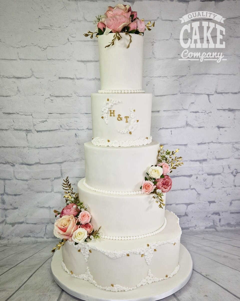 White Almond Wedding Cake Recipe