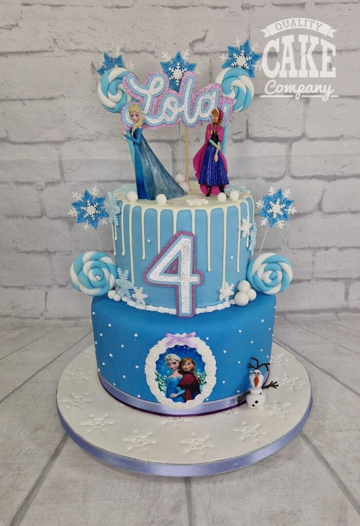 Frozen Birthday Cake Tutorial | Frozen Cake Design | Disney Princess Elsa  And Anna Cake Ideas - YouTube