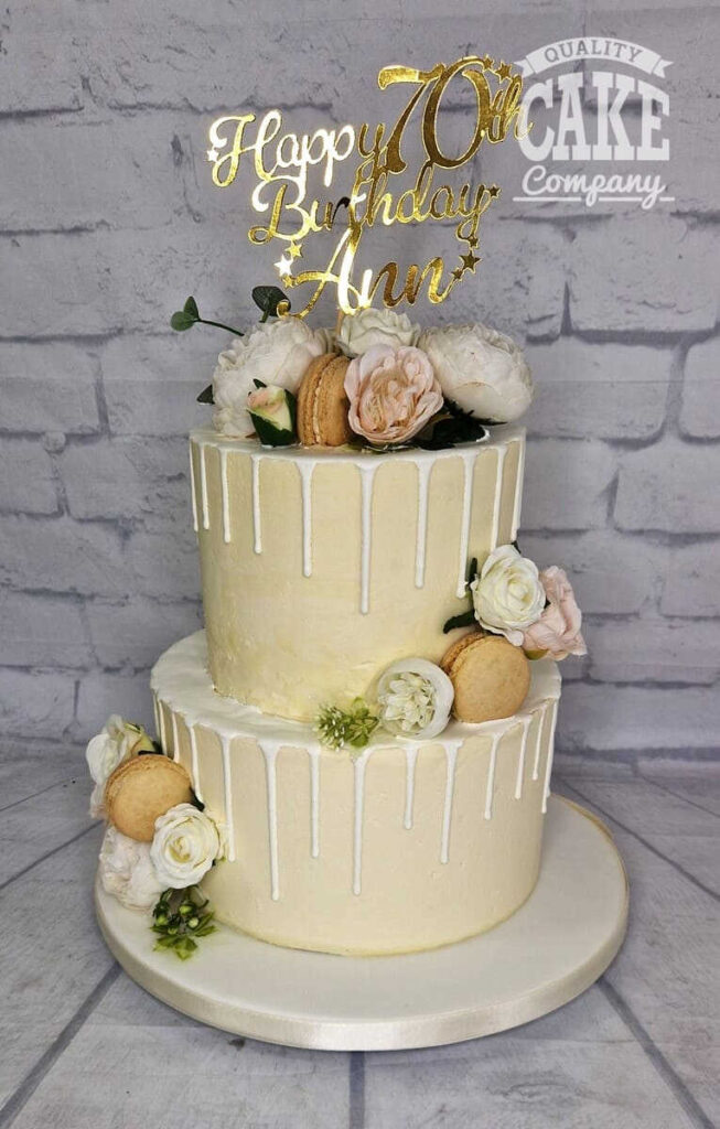 Gold rose 70th birthday cake . . . . . . . . #o4cake #pastelero  #cakedecorator #cakelove #quiltedcake #sugarroses ##pasteleríacreativa… |  Instagram