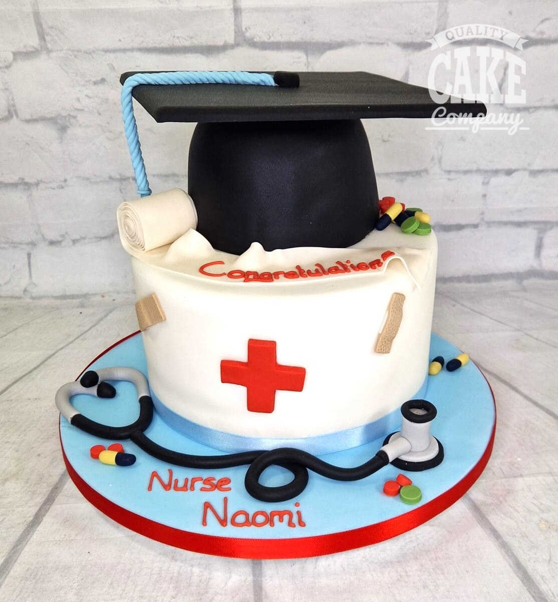 Order Nurse Theme Fondant Cake Online in Gurugram : From VIBH Gurugram