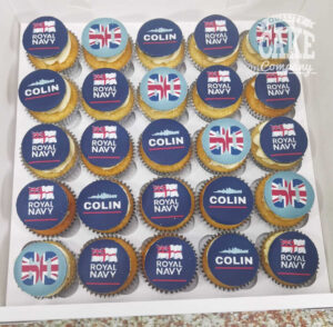 printed logo cupcakes - tamworth