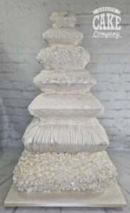 seven tier large wedding cake very grand and luxurious - tamworth west midlands