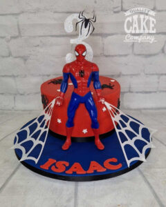 spiderman superhero birthday cake - tamworth