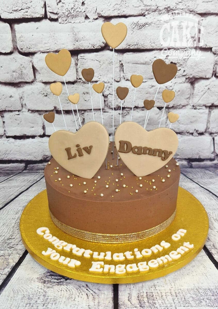 Engagement Cakes - Quality Cake Company Tamworth