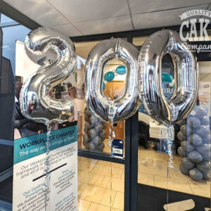 200 milestone number balloons for an event - Tamworth