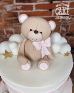 cute teddy bear cake topper model - tamworth