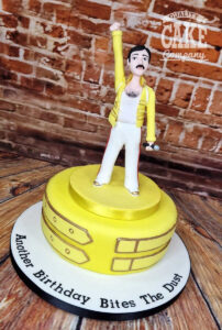 Freddie mercury model cake figure - music cake - Tamworth