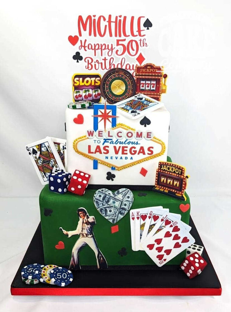 casino night cake