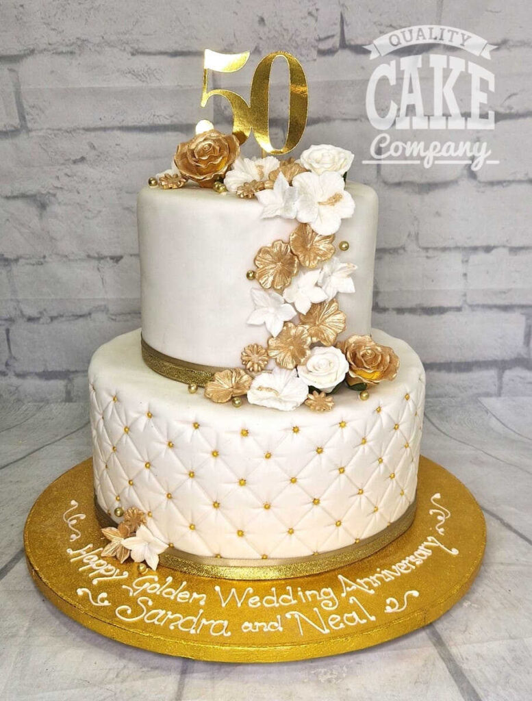 Golden Wedding Anniversary Cakes Quality Cake Company — free download