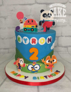 kids 2nd birthday cake cartoon theme - Tamworth