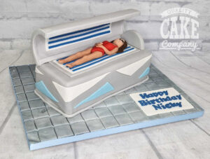 sunbed novelty birthday cake tamworth