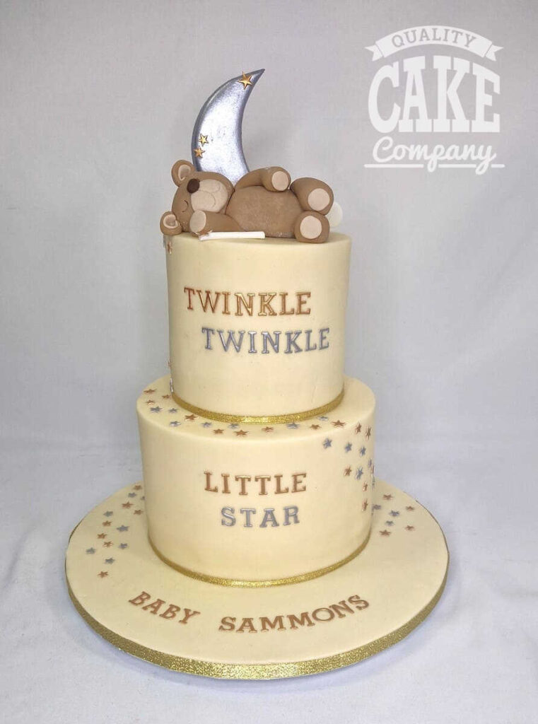 Twinkle Little Star Gender Reveal Cake Twinkle Twinkle Little Star