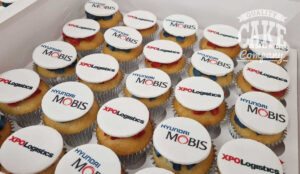 corporate logo cupcakes tamworth