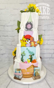 reveal wedding cake back with favourite things